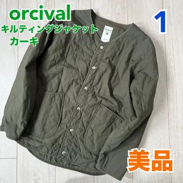 오르치발 orcival 퀼팅 자켓 카키 가을 아우터 1