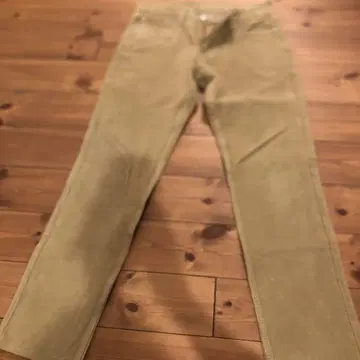 코듀로이 LEVI 511 데님 팬츠 W30 L32 카키