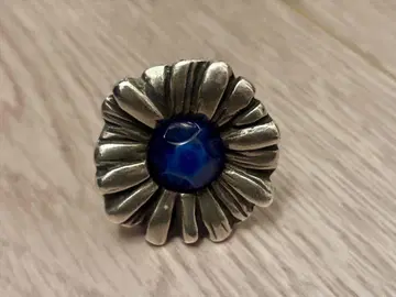 [ BEAMS OtroAccesorio ] 플라워 반지 블루