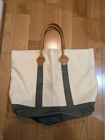 엘엘빈 토트백 라지 가죽 핸들 LLBean