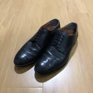 블랙 가죽 드레스 슈즈 레이스업