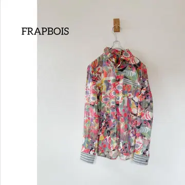 FRAPBOIS 플라보아 올 패턴 긴팔 셔츠