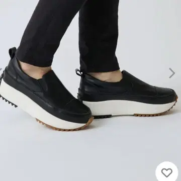 [ 미사용 새상품 ] 비어즐리 가죽 슬립온 24.5cm 박스 있음