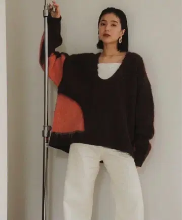 Knuthmarf Uneck knit pullover