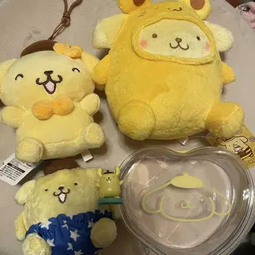폼폼푸딩 팬츠 컬렉션 마스코트 봉제 인형 파우치 4종 세트