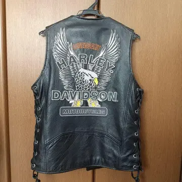 Harley-Davidson 가죽 베스트 S 사이즈