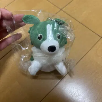그린옐로우 컬러 브로콜리 봉제 인형