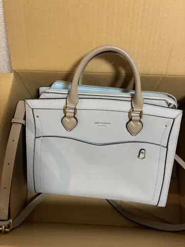 앤드 슈에트 최애 가방 이타백 이타 숄더 블루 그레이