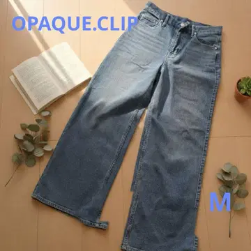 OPAQUE.CLIP 와이드 스트레이트 데님 청바지 루즈핏 인기