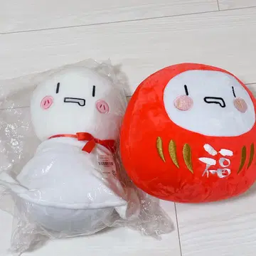 [ 새상품급 ] 마후마후 마후테루 봉제 인형 달마 총 2점