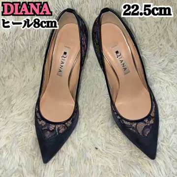 DIANA 레이스 디자인 하이힐 22.5cm