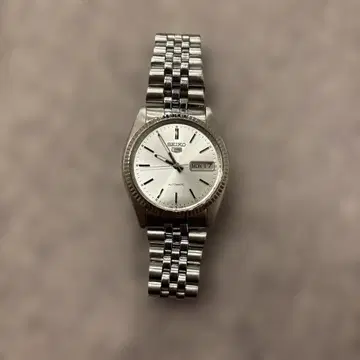 SEIKO 자동 와인딩 손목시계 실버