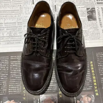 REGAL 다크 브라운 플레인토 23.5cm 슈키퍼 포함