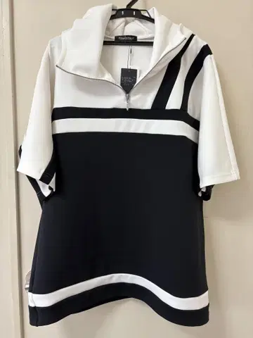 토네이도 마트 ZIP 후디 M 블랙/화이트