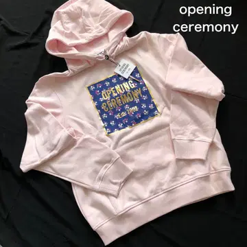 미사용 opening ceremony 후드티 트레이닝복 핑크