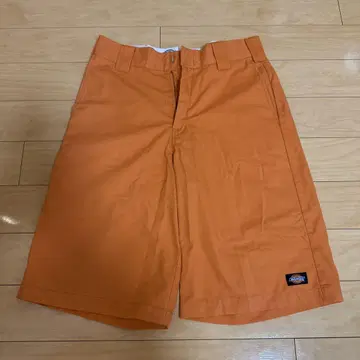 Dickies 오렌지 하프 팬츠 사이즈 30