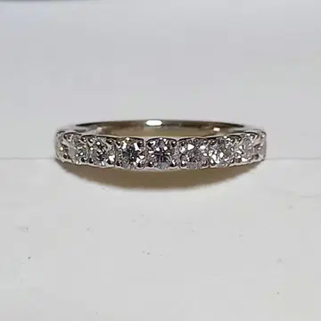 Vendome Aoyama Pt 0.59ct 하프 이터니티 반지 9호