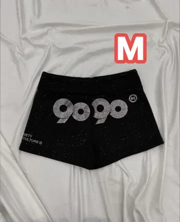90 Logo Glitter Micro Shorts M