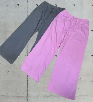 ZARA 스웨트 팬츠 와이드 2세트 자라