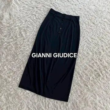 GIANNI LO GIUDICE 미들 기장 타이트 스커트 프론트 버튼