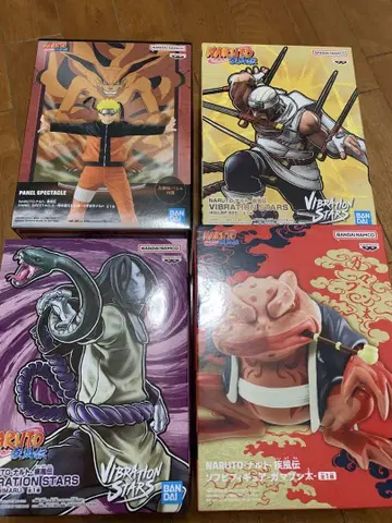 BANDAI VIBRATION STARS 피규어 4체 세트