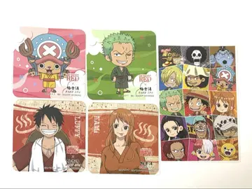 ONE PIECE 원피스 극락탕 코스터 엽서