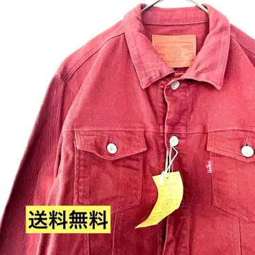 [택 포함] VICTIM 버건디 XL 자켓 남성용 아우터