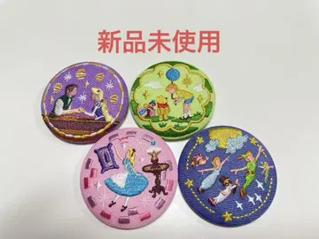 디즈니 자수 캔 배지 라푼젤, 푸우, 앨리스, 피터팬