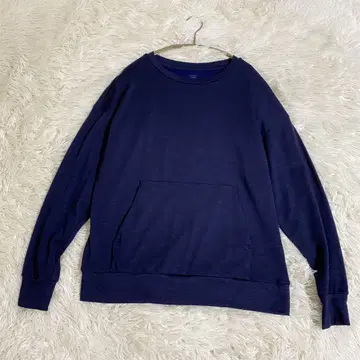 DESCENTE 데상트 울 네이비 긴팔 상의 S