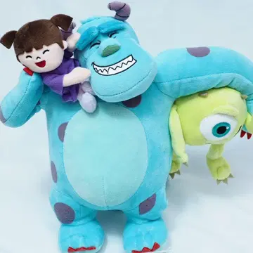 몬스터 주식회사 마이크 설리 부 허그 & 스마일 봉제 인형