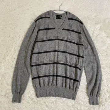 Moda Linega 캐시미어 100% 니트 스웨터 L 남성용