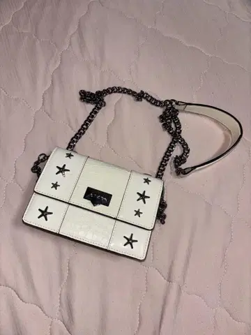 JIMMY CHOO 화이트 숄더백