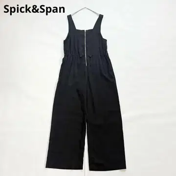 새상품급 스픽 앤 스팬 피브릴 크로스 점프 수트 24AW 블랙