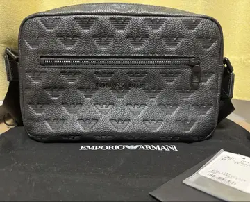 EMPORIO ARMANI 엠보싱 가공 숄더백