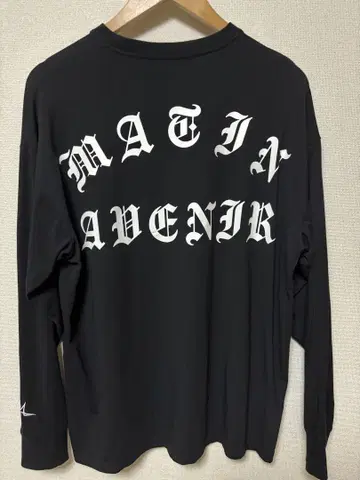 MATIN AVENIR 블랙 긴팔 티셔츠