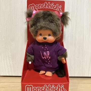 몽치치 해외 봉제 인형 여아 트윈 테일 EU 한정판 LOVE