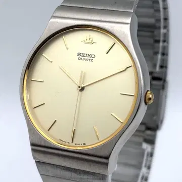 SEIKO 쿼츠 금 은 골드 실버 남성용 손목시계