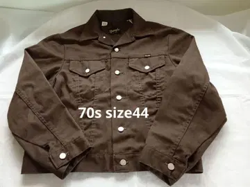 Wrangler 브라운 자켓 127MJ 이소재 44 3rd 타입