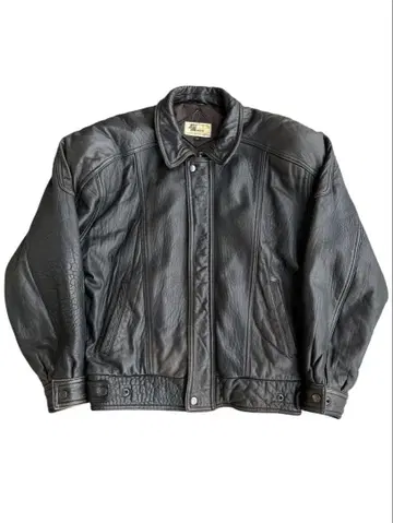 power shoulder cowskin flight jacket