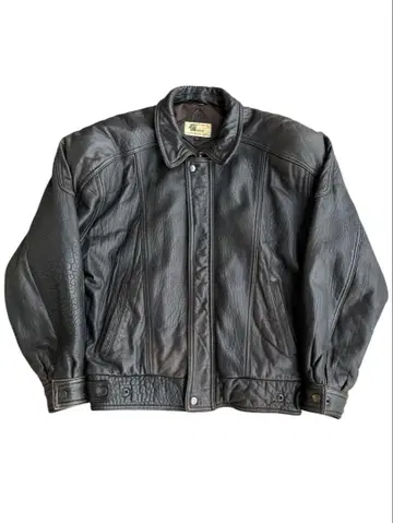 power shoulder cowskin flight jacket