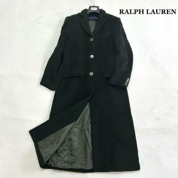 레어 새상품급 기장 116 랄프 로렌 빈티지 싱글 롱 코트