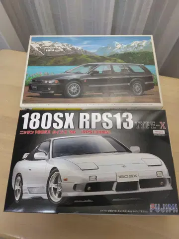 프라모델 아오시마 레그넘 VR-4 후지미 180SX TYPE-X