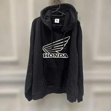 HONDA GU 콜라보 풀오버 맨투맨 후드티 와펜 블랙