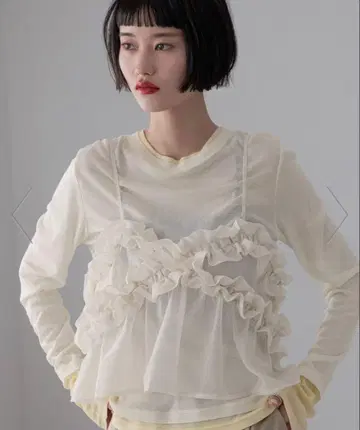 로리즈팜 프릴 뷔스티에