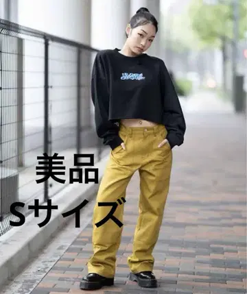 엑스걸 카고 팬츠 머스타드