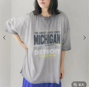페이드 로고 튜닉 티셔츠 니코앤드