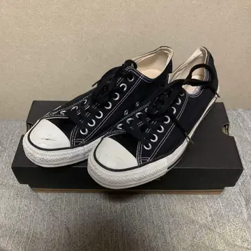 컨버스 올스타 옥스 M9166 블랙 끈 블랙
