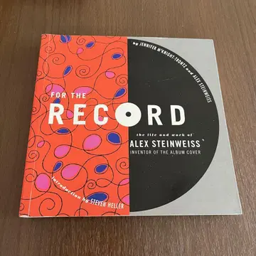 외국도서 For the Record 디자인 도서 알렉스 작품집