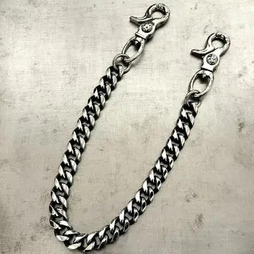 놋쇠 스텐 훈증 키헤이 13mm 지갑 체인 빈티지 2클립