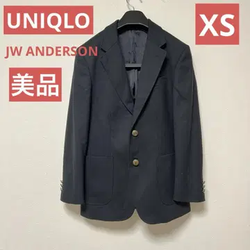 새상품급 유니클로 x JW 앤더슨 콜라보 테일러드 자켓 XS 블랙